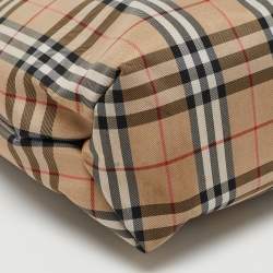 Burberry Beige/Brown Nova Check Nylon Tote