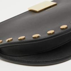 Pre Owned حقيبة كلتش بربري أوليمبيا جلد وساتان بيج مرصعة