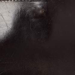 Pre Owned Burberry Beige/Brown Haymarket Check Canvas and Leather Shoulder Bag