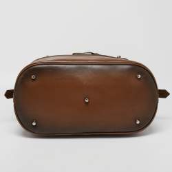 Burberry Beige/Tan House Check Canvas and Leather Hobo