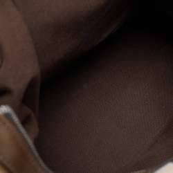 Burberry Beige/Tan House Check Canvas and Leather Hobo