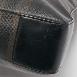 مملوكة مسبقًا Burberry Brown/Black London Check Coated Canvas and Leather Shopper Tote