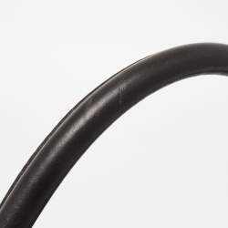 Pre Owned Burberry Beige Ombre Haymarket Check Coated Canvas and Leather Willenmore Hobo