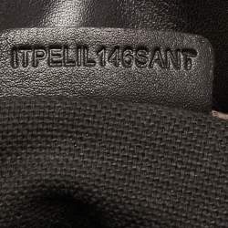 Pre Owned Burberry Beige Ombre Haymarket Check Coated Canvas and Leather Willenmore Hobo