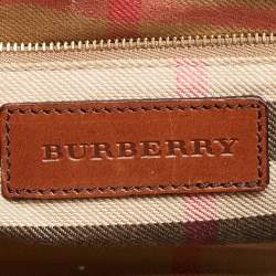 مملوكة مسبقًا Burberry Ombre Brown Leather Abbott Shoulder Bag