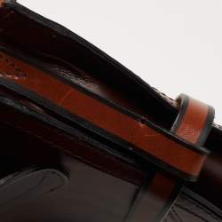 مملوكة مسبقًا Burberry Ombre Brown Leather Abbott Shoulder Bag