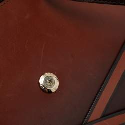 مملوكة مسبقًا Burberry Ombre Brown Leather Abbott Shoulder Bag