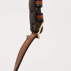 مملوكة مسبقًا Burberry Ombre Brown Leather Abbott Shoulder Bag