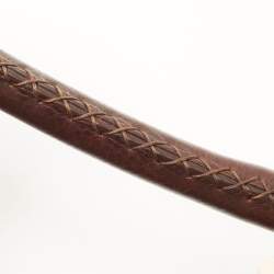 Pre Owned Burberry Beige/Brown House Check Canvas and Leather Hoxton Hobo