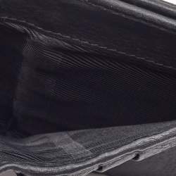 Pre Owned محفظة بربري كانفاس كاروهات نوفا بيج/بني وجلد بإبزيم مضغوطة