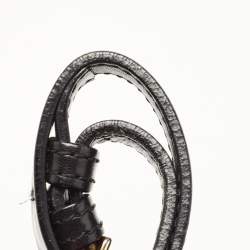 Pre Owned Burberry Black Leather Dutton Crossbody Bag