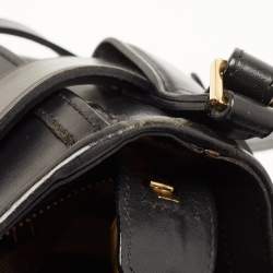 Pre Owned Burberry Black Leather Dutton Crossbody Bag