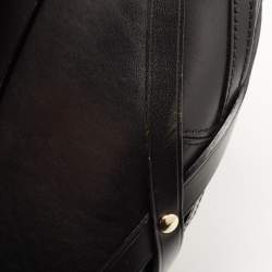Pre Owned Burberry Black Leather Dutton Crossbody Bag