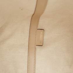 مملوكة مسبقًا حقيبة يد توتس بربري بيتش كانفاس كاروهات فينتدج أخضر متوسطة