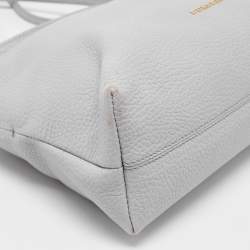 Pre Owned Burberry Light Blue Leather Leah Crossbody Bag