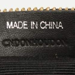 Pre Owned Burberry Burgundy Nylon Mini Zip Pouch