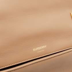 Pre Owned Burberry Beige Quilted Leather Small Lola Shoulder Bag