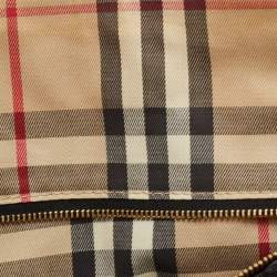 Pre Owned Burberry Black Grained Leather Greenwood Satchel