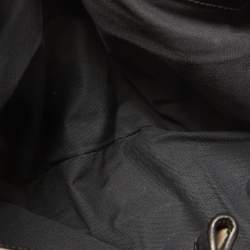 مملوكة مسبقًا Burberry Black House Check Fabric and Leather Large Rowan Studded Tote