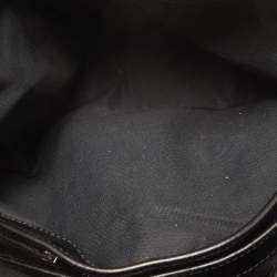 مملوكة مسبقًا Burberry Black House Check Fabric and Leather Large Rowan Studded Tote