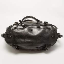 مملوكة مسبقًا Burberry Black House Check Fabric and Leather Large Rowan Studded Tote