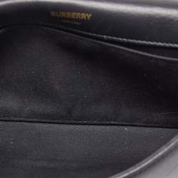 Pre Owned Burberry Black Quilted Leather Small Lola Shoulder Bag