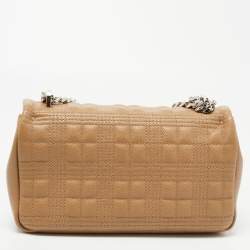 Burberry Beige Quilted Leather Small Lola Shoulder Bag