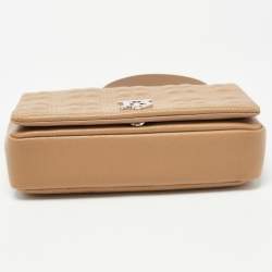 Burberry Beige Quilted Leather Small Lola Shoulder Bag