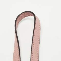 Pre Owned حقيبة يد توتس بربري بانير قماش كاروهات هاوس وجلد أسود/ بيج صغيرة