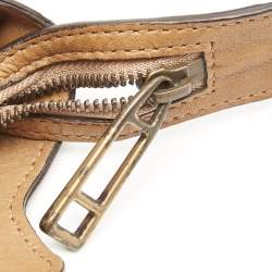 مملوكة مسبقًا Burberry Brown Quilted Leather Buckle Tote