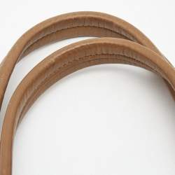 مملوكة مسبقًا Burberry Brown Quilted Leather Buckle Tote