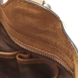 مملوكة مسبقًا Burberry Brown Quilted Leather Buckle Tote