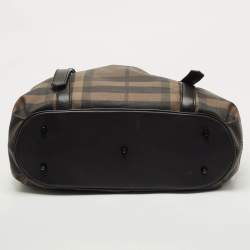 Pre Owned حقيبة بربري لوري جلد أسود كارتريدج لامع