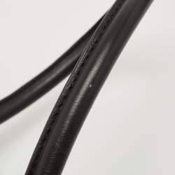 Pre Owned حقيبة بربري لوري جلد أسود كارتريدج لامع