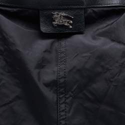 مملوكة مسبقًا Burberry Black Nylon and Leather Buckleigh Tote