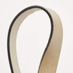 مملوكة مسبقًا Burberry Beige Leather and Canvas Bridle House Check Canvas Satchel