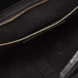 Burberry Black House Check Canvas and Leather Abbott Shoulder Bag
