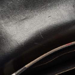 Burberry Black House Check Canvas and Leather Abbott Shoulder Bag