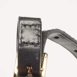 Burberry Black House Check Canvas and Leather Abbott Shoulder Bag