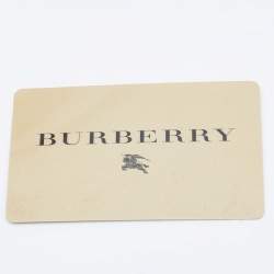 Pre Owned Burberry Beige/Brown House Check Canvas and Leather Hobo