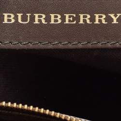 مملوكة مسبقًا Burberry Beige Haymarket Check Coated Canvas and Leather Small Northfield Tote