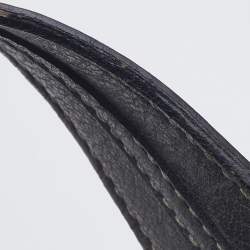 Pre Owned Burberry Blue/Grey Nova Check Coated Canvas and Leather Hobo