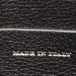 Pre Owned Burberry Black Leather Small D Ring Shoulder Bag