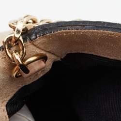 Pre Owned Burberry Pink Leather Mildenhall Shoulder Bag