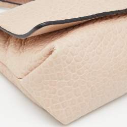 Pre Owned Burberry Pink Leather Mildenhall Shoulder Bag