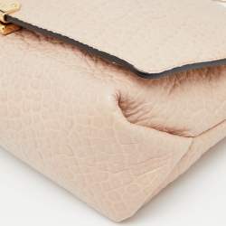 Pre Owned Burberry Pink Leather Mildenhall Shoulder Bag