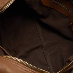 مملوكة مسبقًا Burberry Beige House Check Canvas and Leather Ashbury Knight Bag