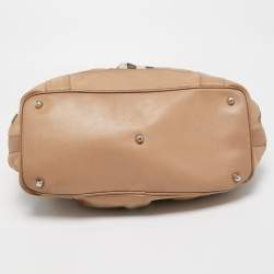 مملوكة مسبقًا Burberry Beige House Check Canvas and Leather Large Beaton Tote