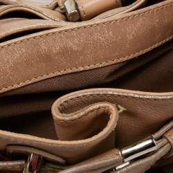 مملوكة مسبقًا Burberry Beige House Check Canvas and Leather Large Beaton Tote