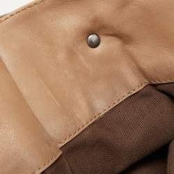 مملوكة مسبقًا Burberry Beige House Check Canvas and Leather Large Beaton Tote